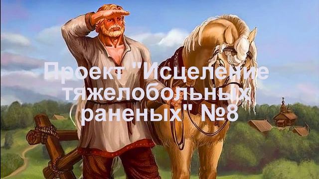 Проект Исцеление тяжелобольных и раненых №8
