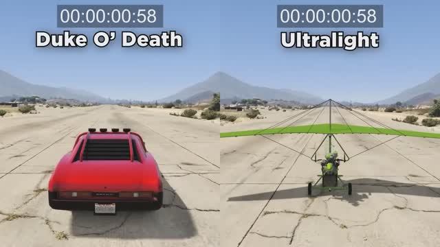 GTA 5 ONLINE Сравнение ULTRALIGHT VS DUKE O' DEATH#гта #гта_онлайн #gta5 #gta_online
