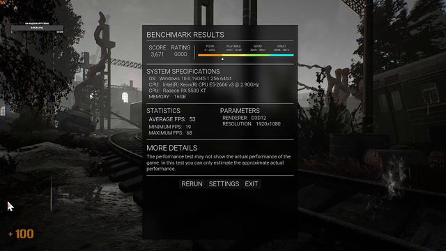 VLADiK BRUTALтест игры RX5500XT