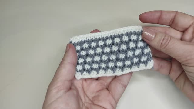 Ленивый жаккард. Узор №1.