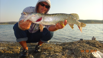 Ловим щуку.Октябрь.2016.