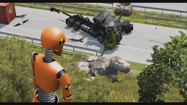 Краш-тест: Автомобили и техника против препятствий, воды, гор, ухабов и камней! #12  BeamNG.drive