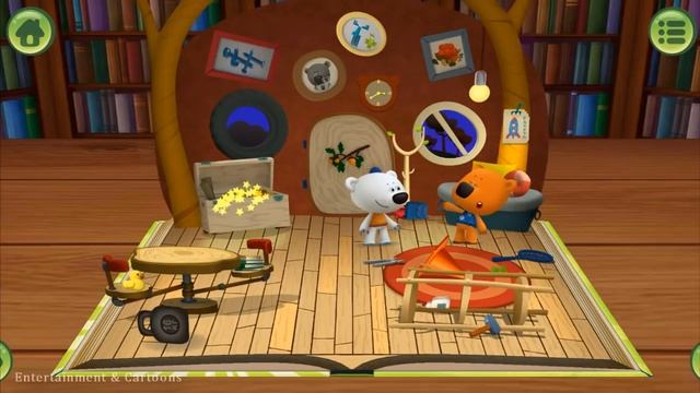 Детский уголок /Kids'Corner. Мишки Ми-Ми-Мишки. Бандит Цыпа - Домовой. Кеша и Тучка. Игра для Детей