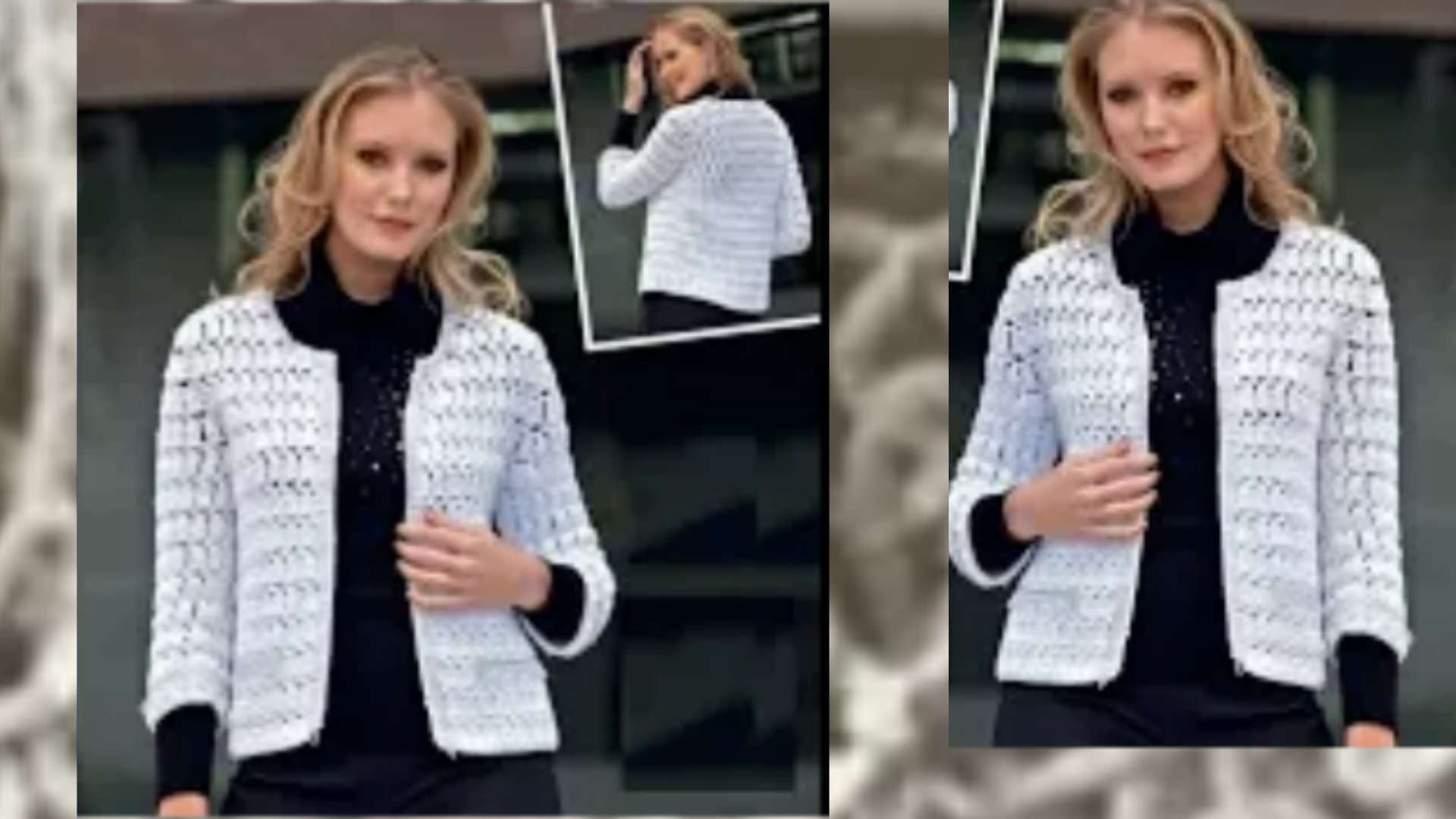 Классный и красивый узор для Кардигана Крючком - Вязание крючком