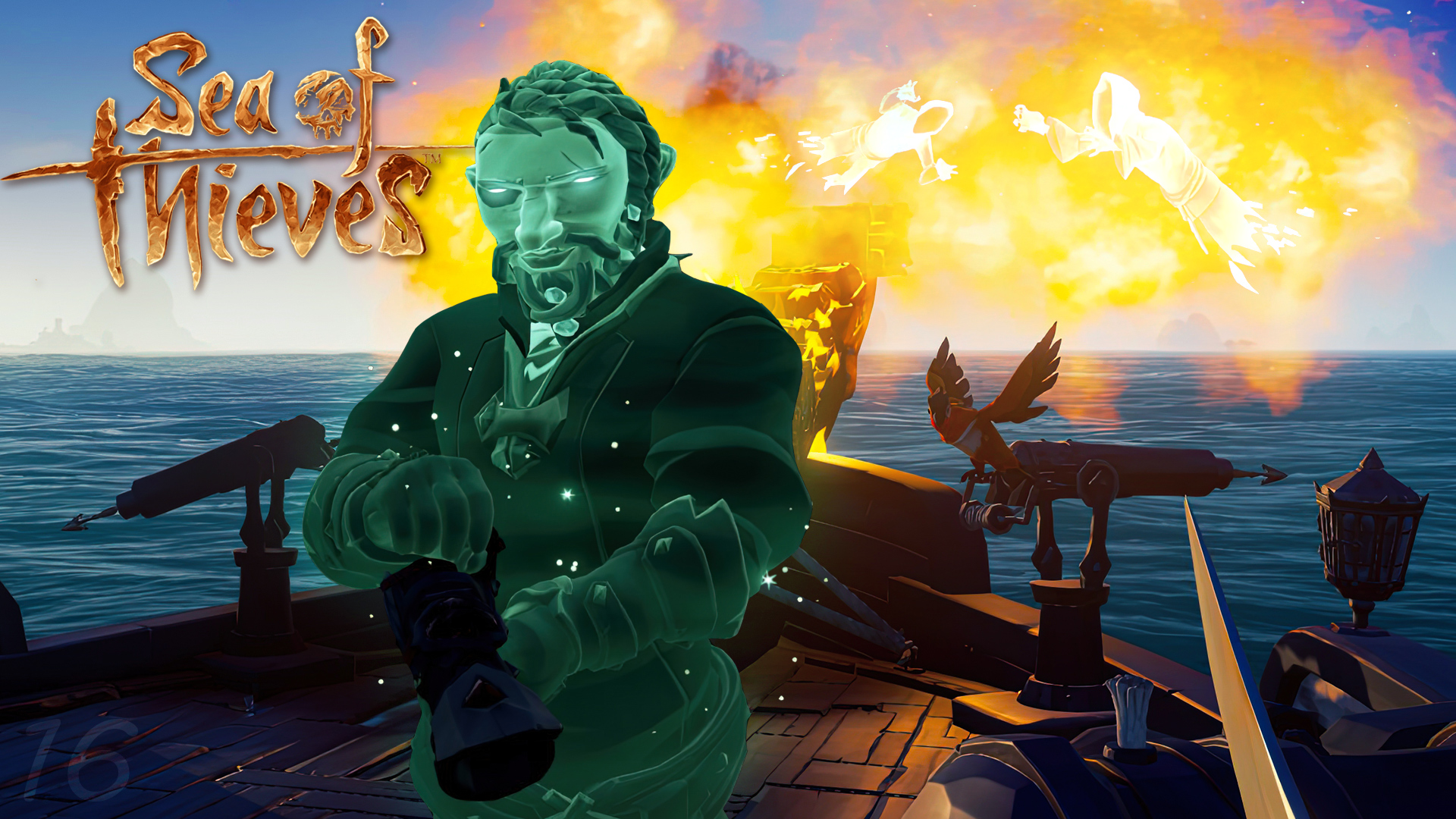 Пират и падаван. PvP, призрачный флот, армада – Sea of Thieves #16