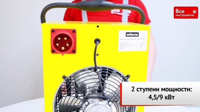 Обзор электрической тепловой пушки Inforce IH 9 Q