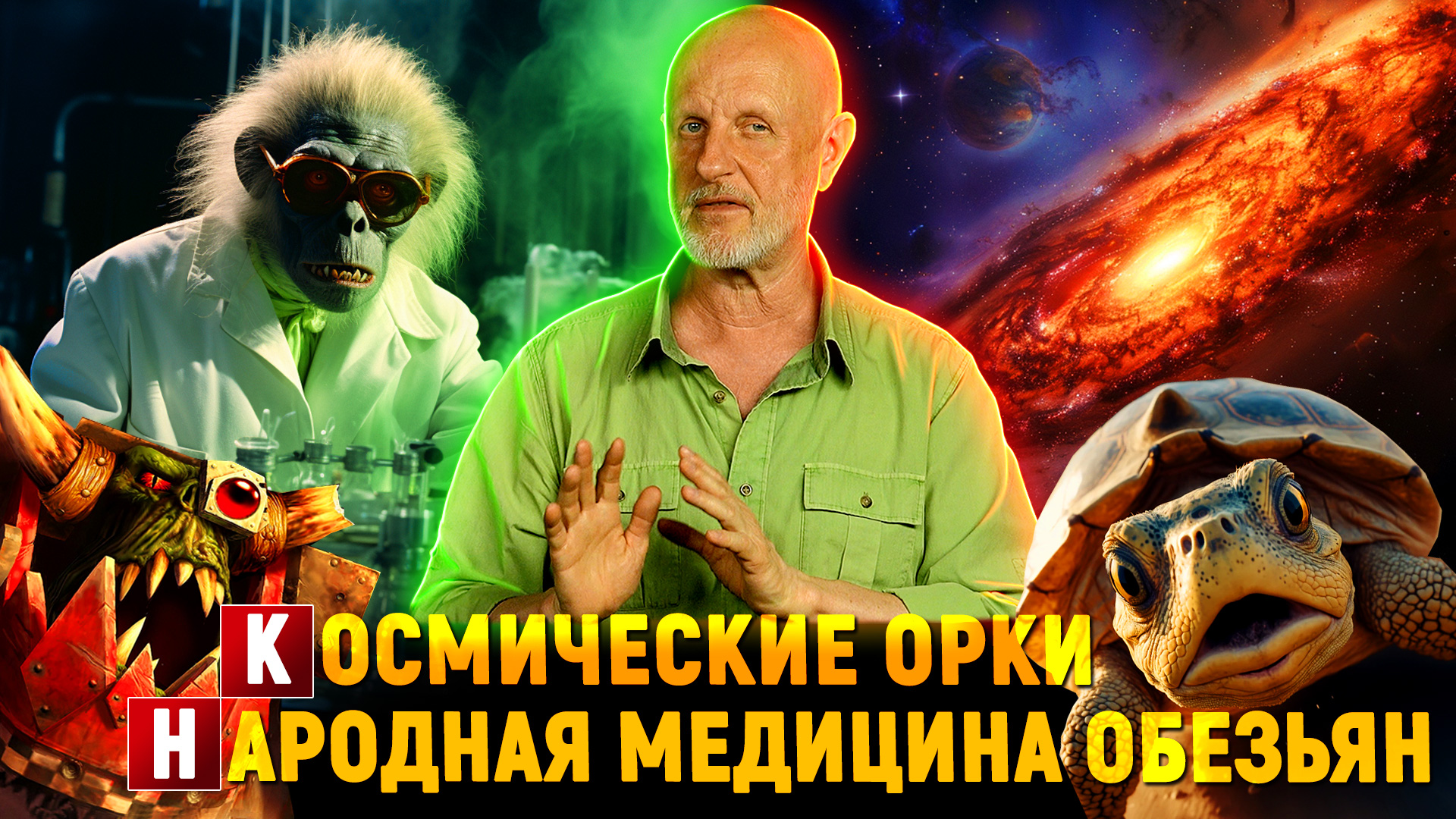 Химия на пальцах, медицина джунглей, галактика орков, черепаха для гоминида | Новости науки