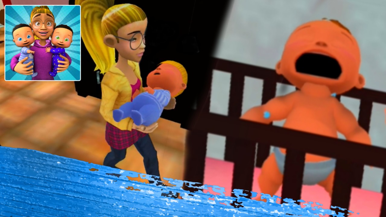 ИГРА про Близнецов #4 - Симулятор Няни - Мульт игра для детей