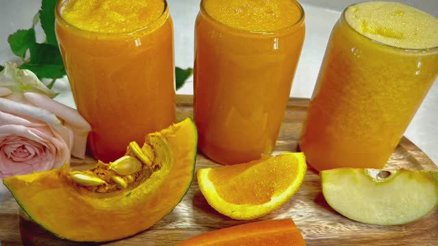 Три разновидности смузи на основе моркови!