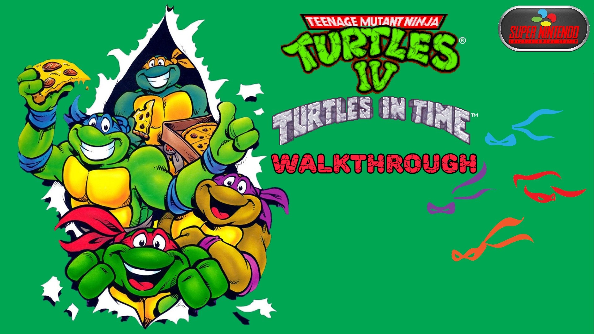 Teenage Mutant Ninja Turtles IV Turtles in Time. Прохождение. Супер Нинтендо. SNES 16 bit.
