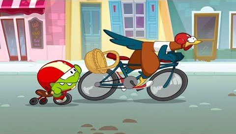 Детский уголок / Kids'Corner. Приключения Ам Няма - Велогонка. Ам Ням Мультигра Для Детей