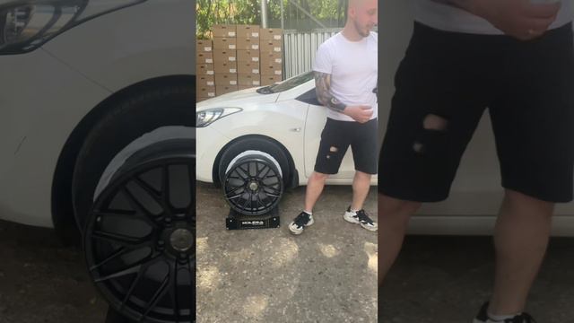 Hyundai i30 на примерке дисков в 17-ом диаметре #примеркадисков #hyundai