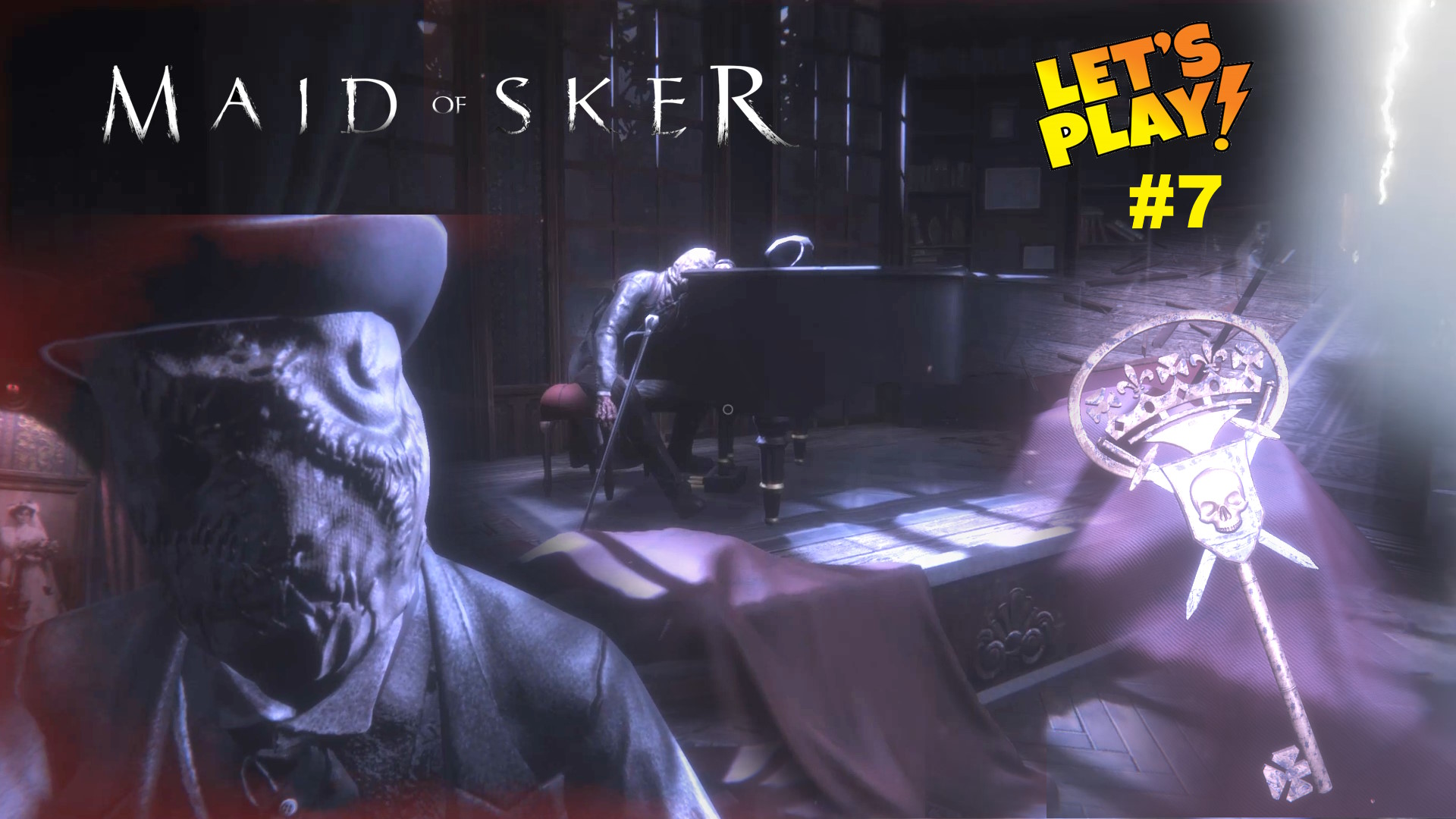 Maid of Sker ✅ Прохождение #7 /Обмани злого пианиста/4 нота найдена/Иду к Элизабет ✅PC Steam игра