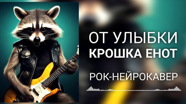От улыбки - Крошка Енот (Рок-Нейрокавер | AI Cover)