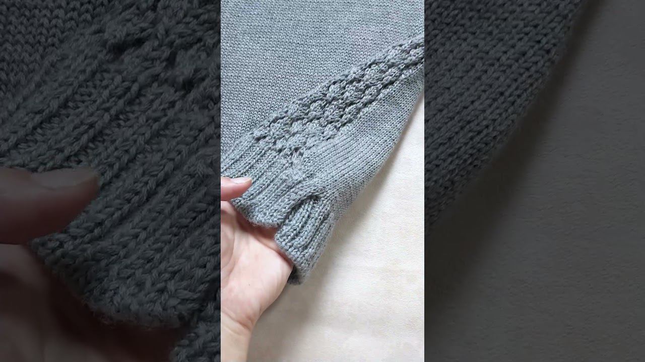 Красивейший и нежный пуловер спицами #богинипряжи #дваводном