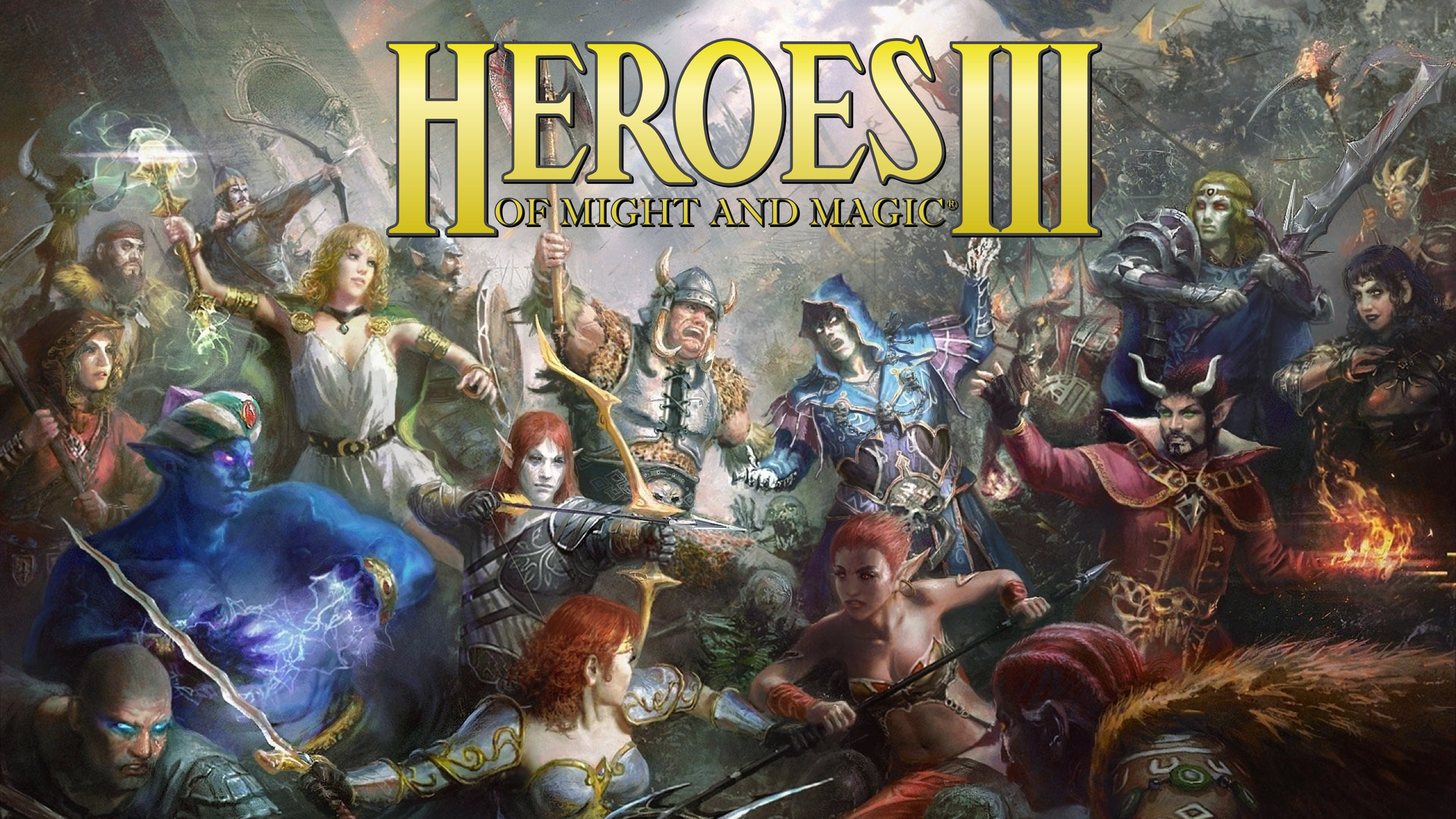 Heroes of Might and Magic 3 (random map) - Часть 1 (кооператив)