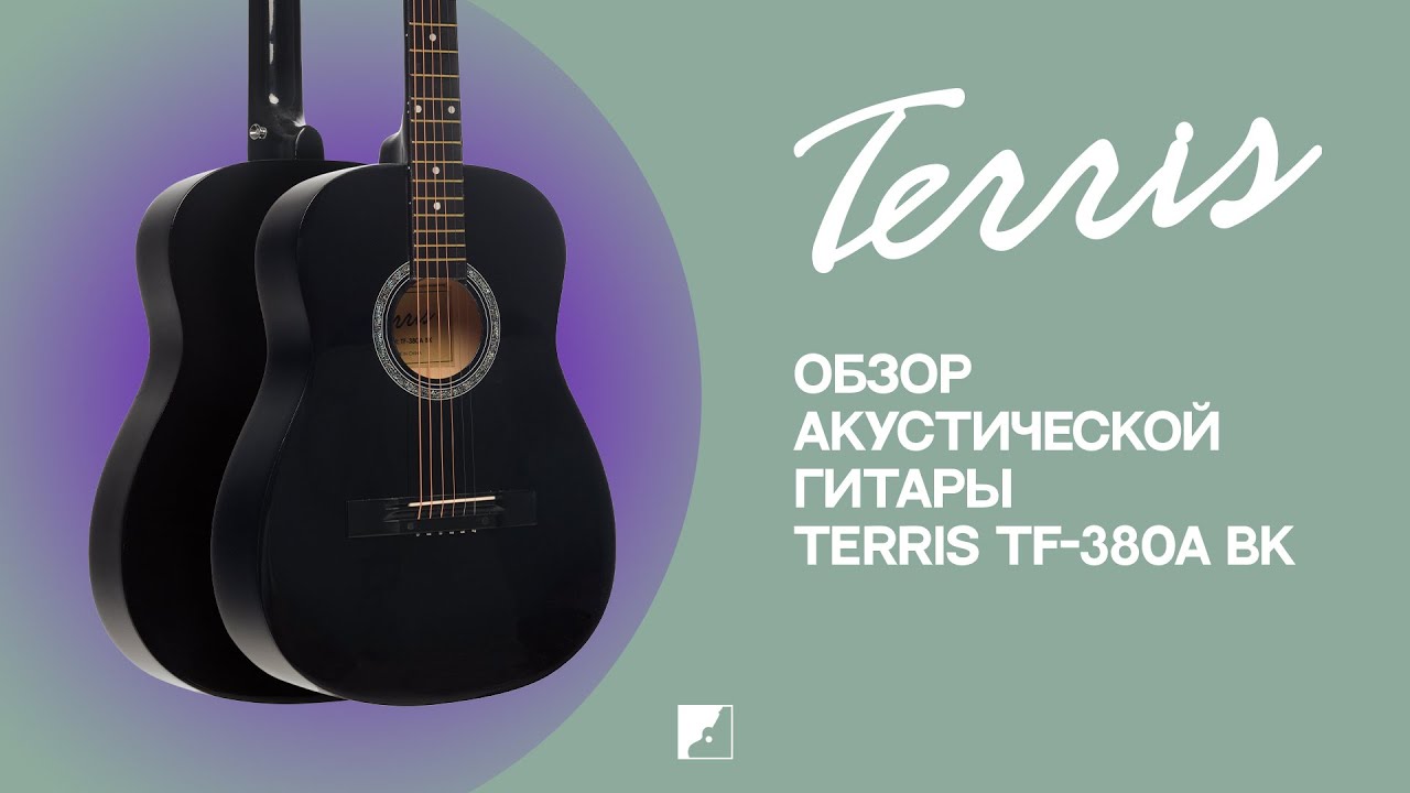 Обзор акустической гитары TERRIS TF-380A BK