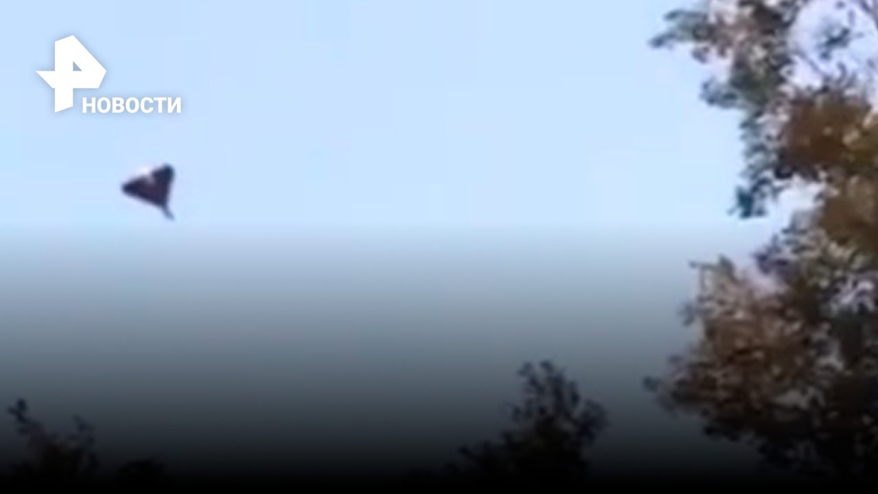 Беспилотник-камикадзе в Киеве - ПВО не смогла сбить дрон / РЕН Новости