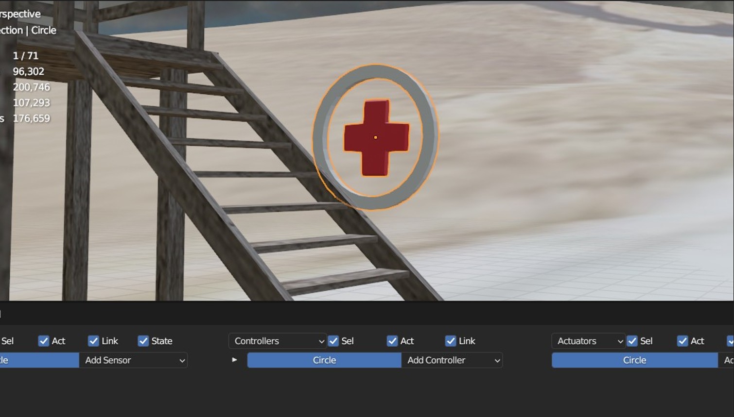 UPBGE Добавление аптечки