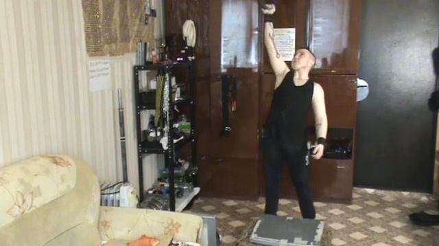 Жим на папа гири 16кг