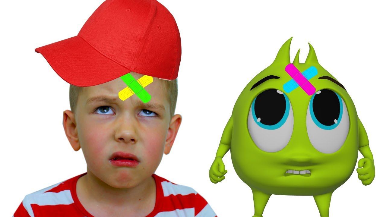 ПЕСЕНКА ДЛЯ ДЕТЕЙ ПРО БОЛЯЧКУ РОМА И ХЕЛПИК