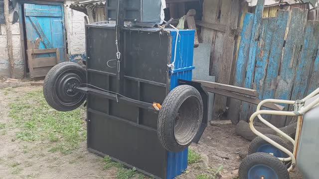 НЕ ПОКУПАЙТЕ ЭТО Г*ВНИЩЕ!!! Прицеп, самосвальный с тормозами,  КЕНТАВР 1 ПМБ-0,4С -  П__ДЕЦ !