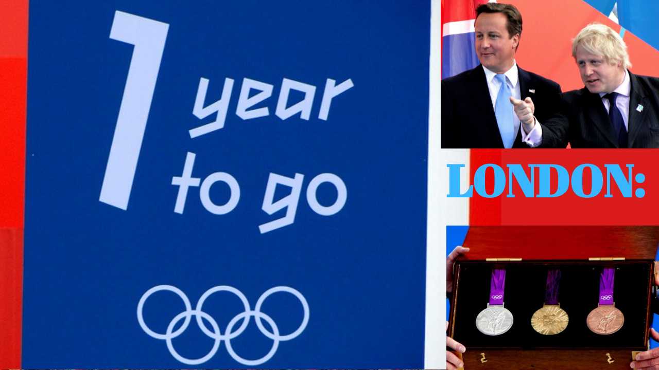 Дэвид Камерон, Борис Джонсон и Принцесса Анна на концерте "Олимпиады"