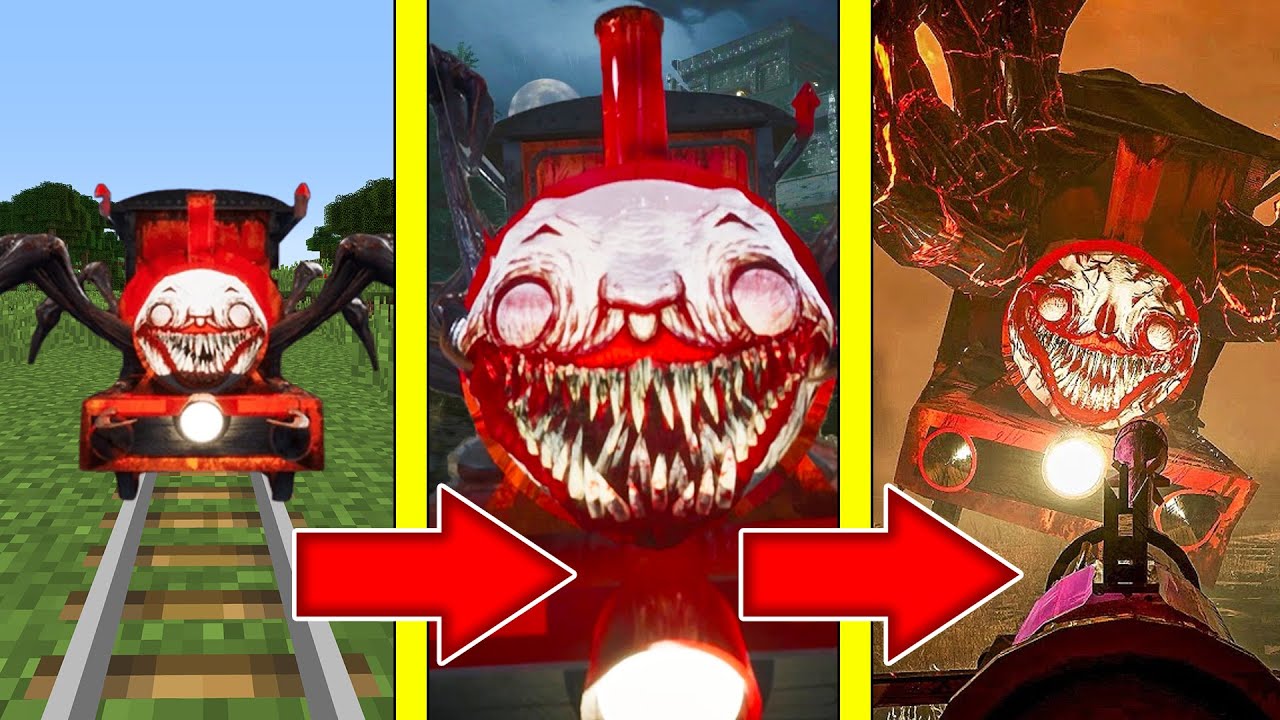 Как менялась ЧУ ЧУ ЧАРЛЬЗ и его жизненный цикл в майнкрафт ! Эволюция CHOO-CHOO CHARLES MINECRAFT