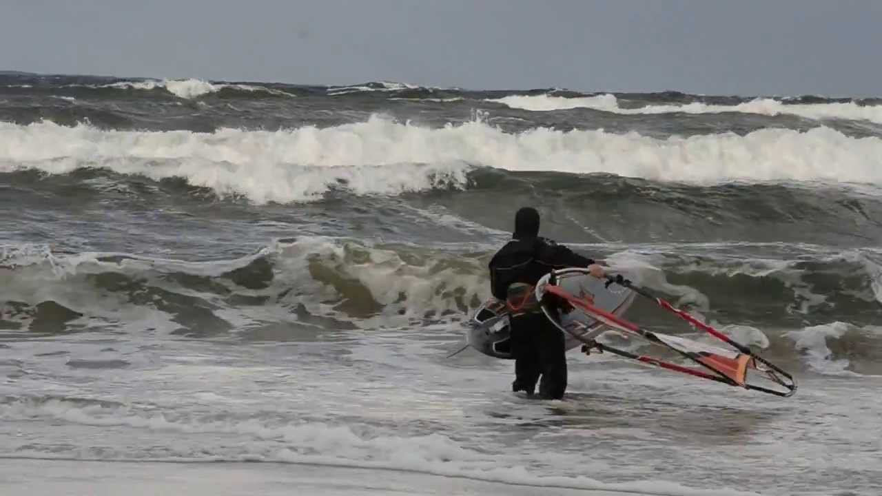 Виндсерфинг, Балтика 17 октября 2013
