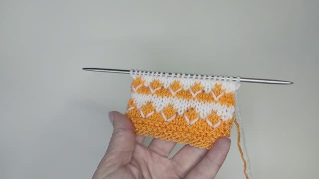 Ажурный узор "Цветочки"