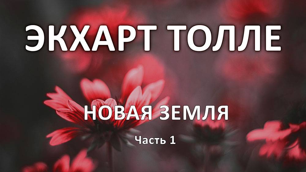 НОВАЯ ЗЕМЛЯ. Экхарт Толле. Часть 1. Аудиокнига