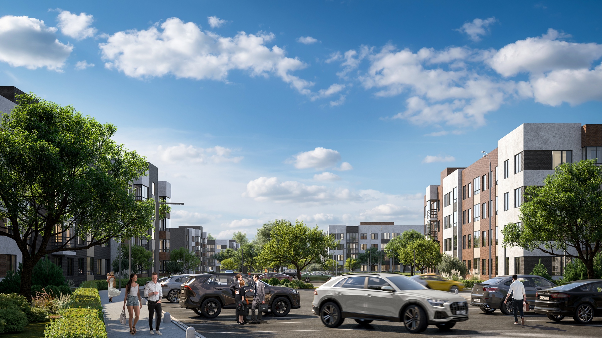 Строительство ЖК "Смородина", 4 дома. ГК ННДК // Автозаводский р-он //Сентябрь 2023