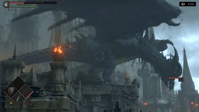 Demon's Souls remake синий дракон