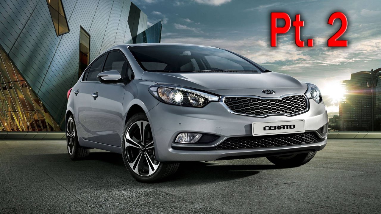 Kia Cerato YD (2013-2014). Улучшение света фар. Часть 2