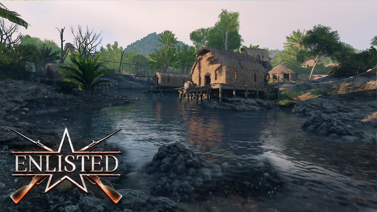 Enlisted - Река Тенару (Вторжение) Битва за Тихий океан (Без комментариев)