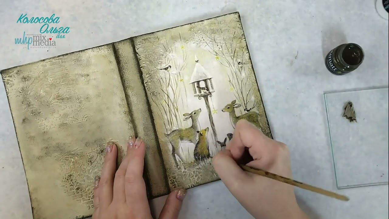 Олени. Блокнот своими руками