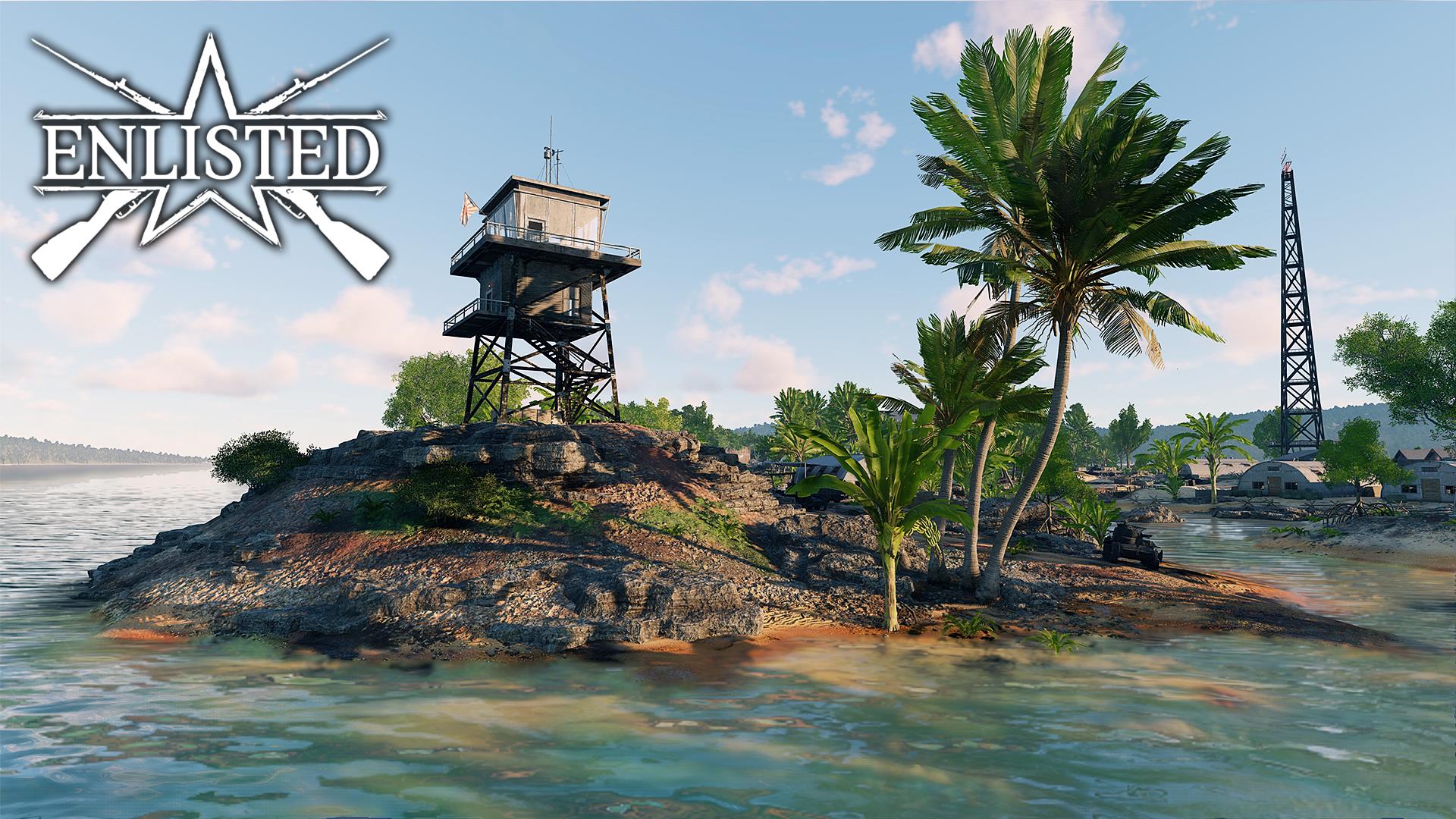 Enlisted - Гавуту Север (Уничтожение) Битва за Тихий океан (Без комментариев)