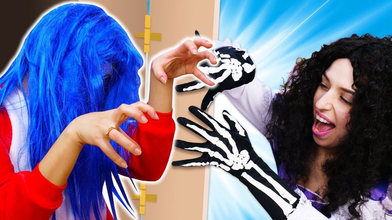 Весёлые игры страшилки - Принцесса Диснея  - ПРИВИДЕНИЕ! - Видео приколы и Игры одевалки для девочек