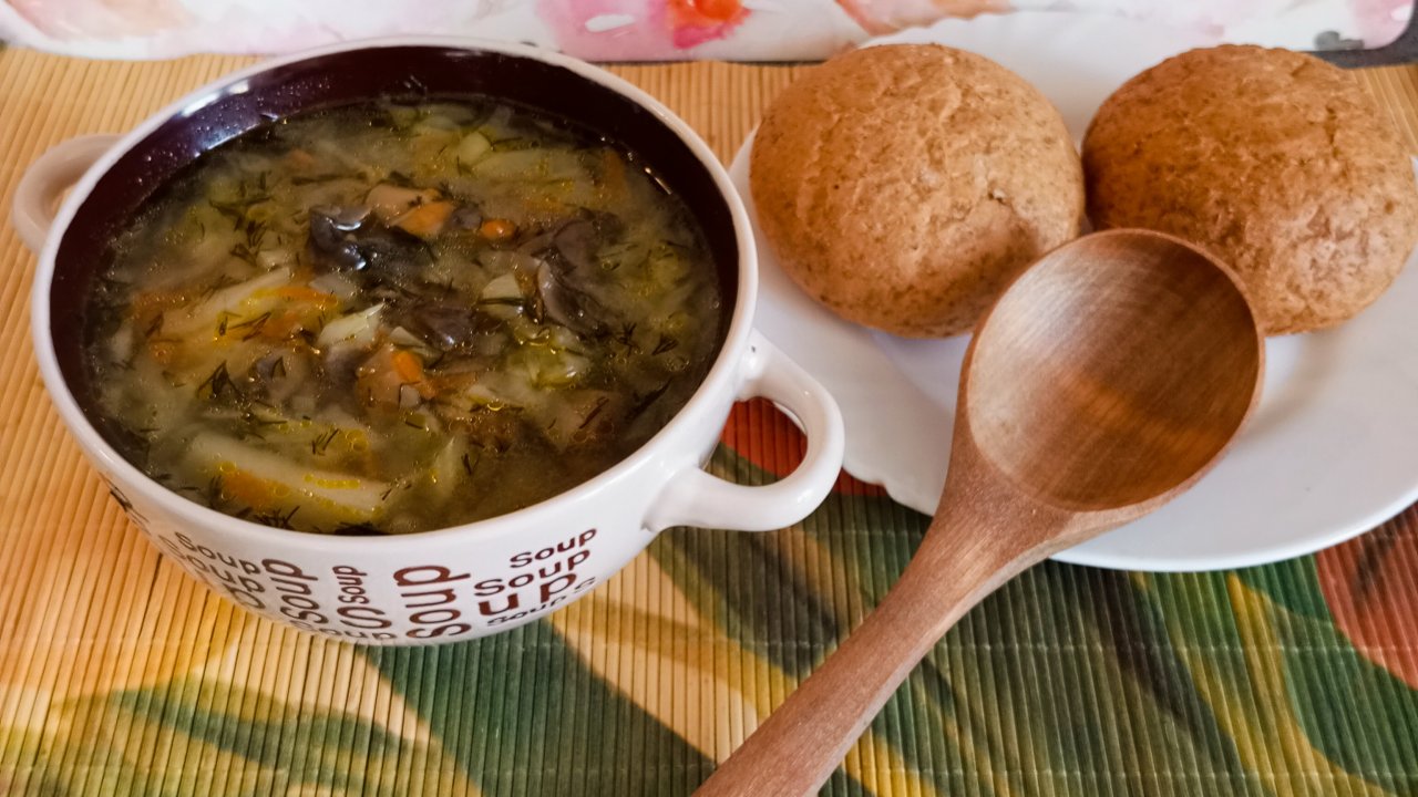 Щи Грибные постные со вкусом лимона и укропа/Такое блюдо будет хорошо не только в Пост, но и в будни