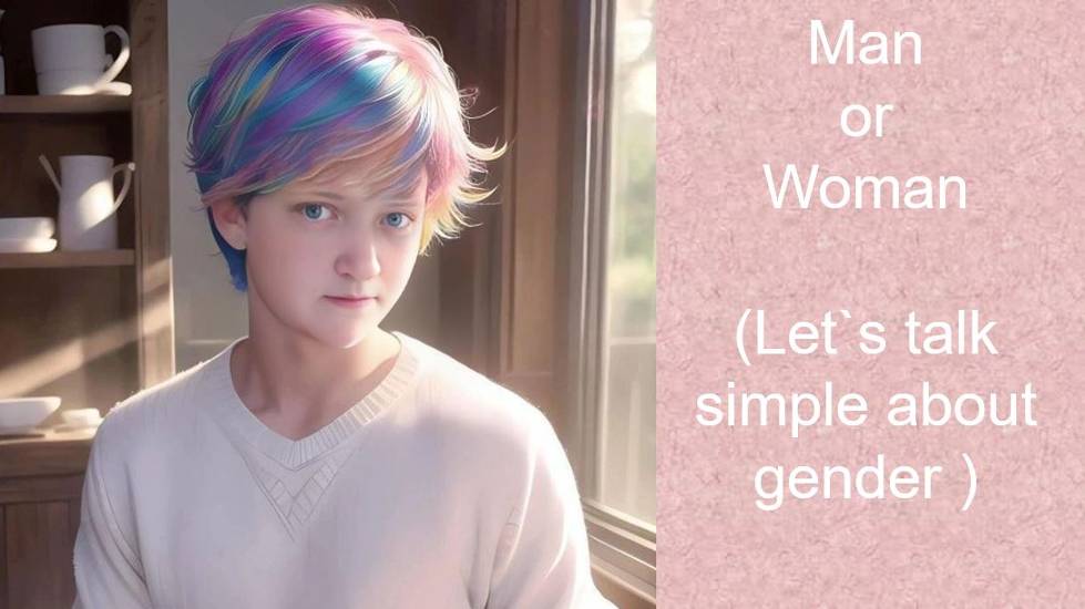 Man or Woman  (Let`s talk simple about gender )