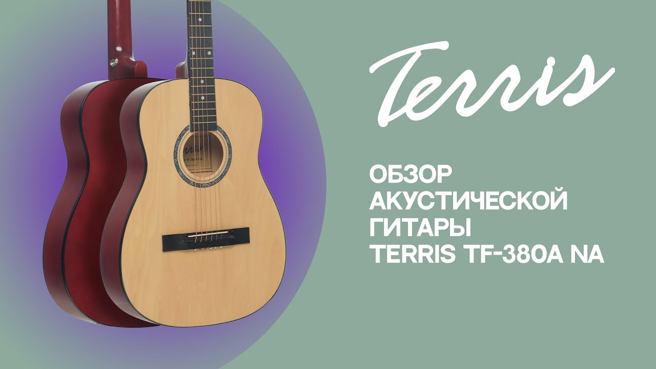 Обзор акустической гитары TERRIS TF-380A NA