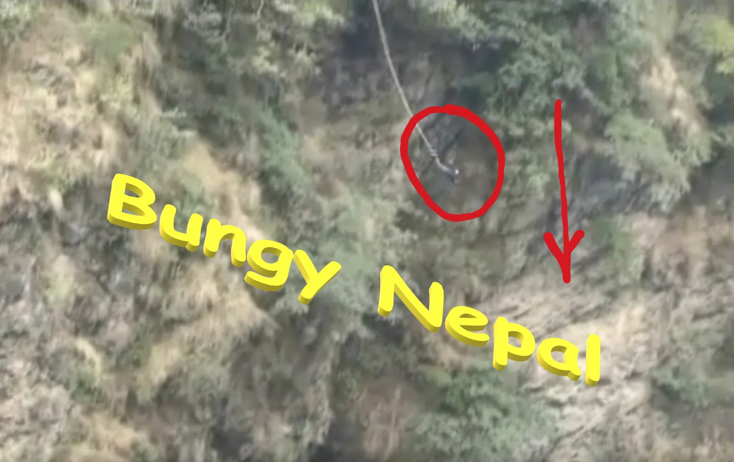 Bungy Nepal , 2005 , 160 m Chuk Прыжок Непал Резинка
