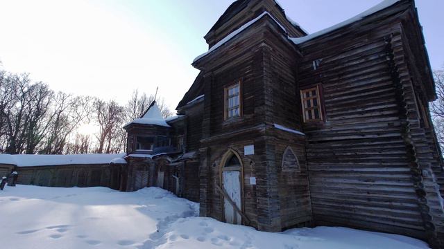Усадьба Нарышкиных в марте.