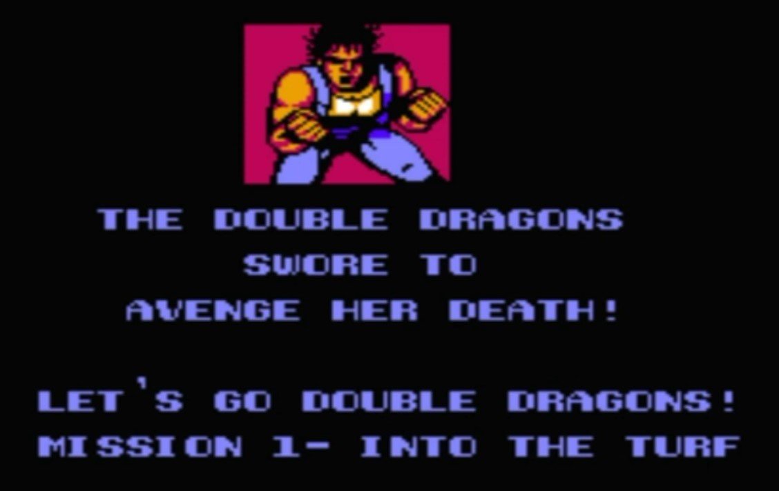 Dendy (Famicom,Nintendo,Nes) 8-bit Double Dragon 2 Revenge Mission 1