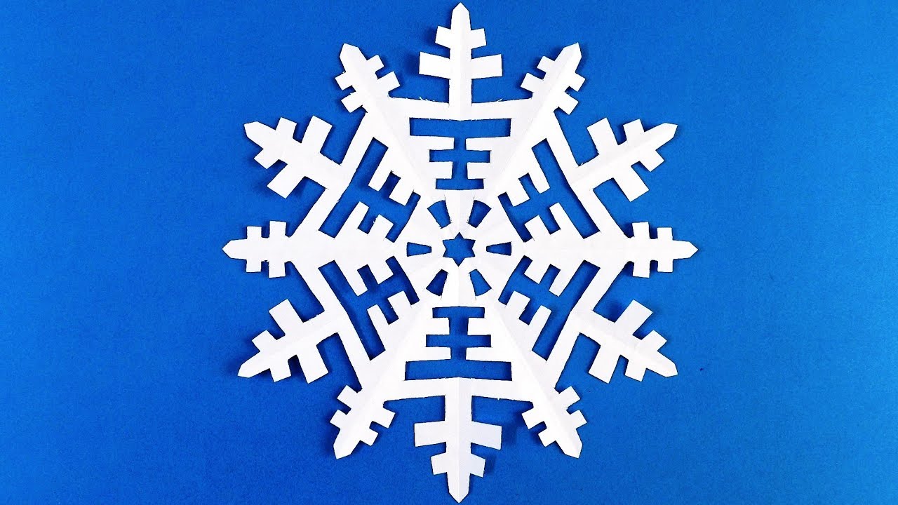 Как сделать снежинку из бумаги своими руками. Снежинка из бумаги