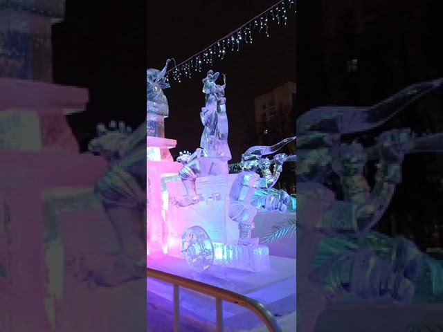 Фестиваль ледовых скульптур "Хрустальный Томск "