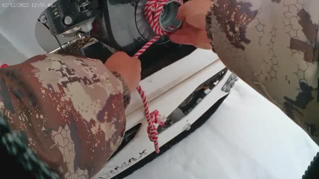 Мотобуксировщик SHARMAX S380 1250 HP8 - развалился пускач, а ехать надо!