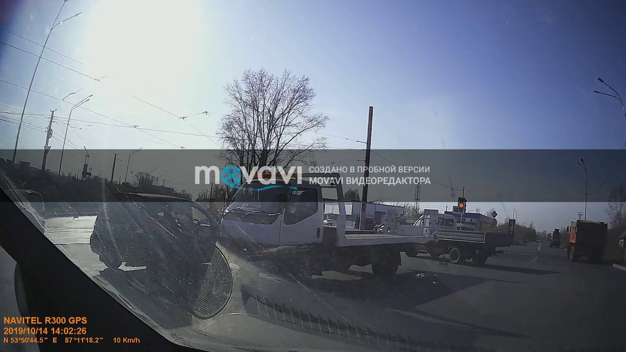 2019.10.14 Авария возле Трамвайного депо. Заводской район.