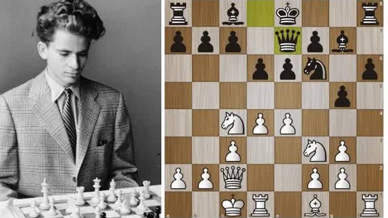 Борис Спасский АТАКОЙ Торре разбивает Найдорфа! Шахматы.