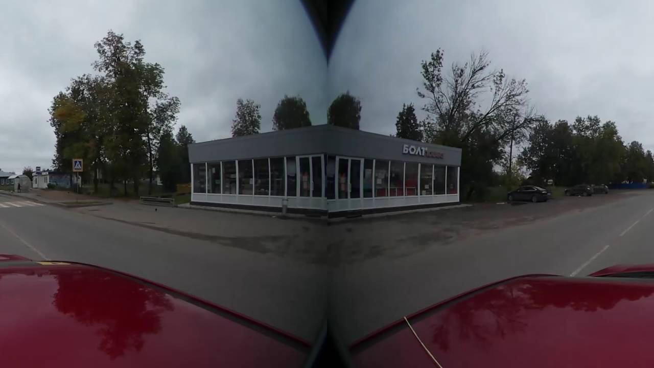 Samsung Gear 360 - On а Сar, town